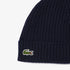 LACOSTE Rib Knit Brushed Wool Beanie Accessories